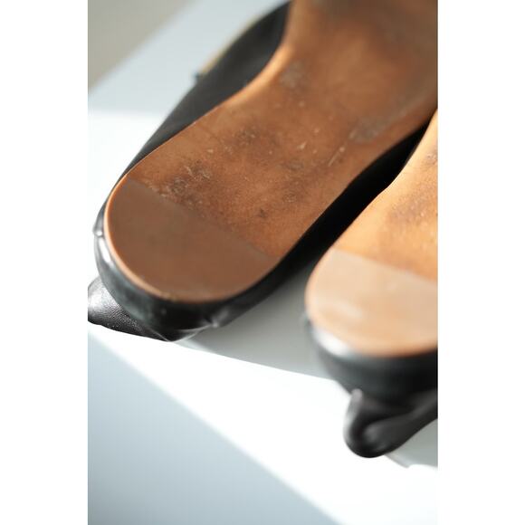 Jil Sander Black Ballet Flats  Size 37.5 / US 7.5 - Picture 9 of 10